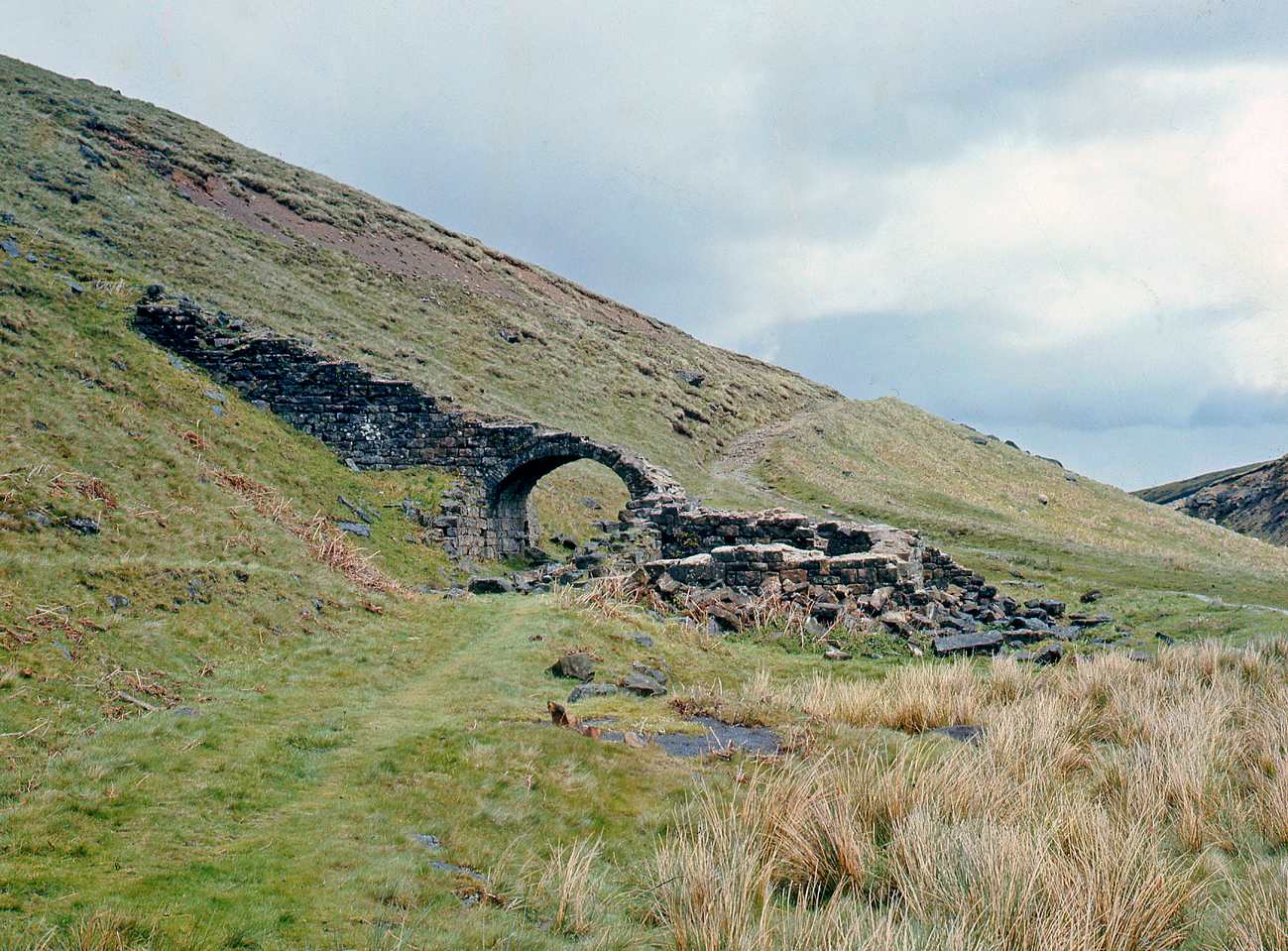 Flue Bridge Cockhill Mill 1971